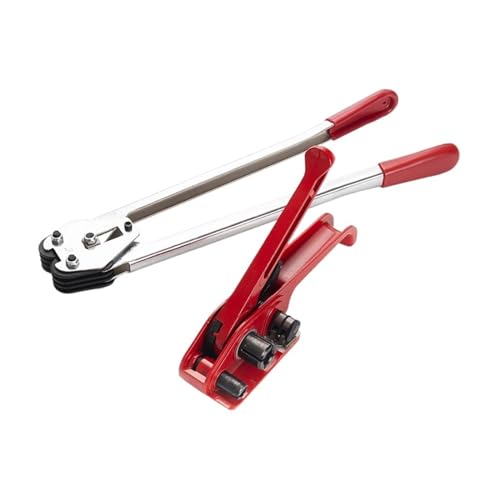 JCBMGDBKH Hochleistungs-Manuelle Verpackungsmaschine, Umreifungsmaschine, Manuelle Kunststoff-Stahl-PET-Kunststoff-Spanner, Eisenzange, Verpackungsbanderolenwerkzeuge (9) von JCBMGDBKH