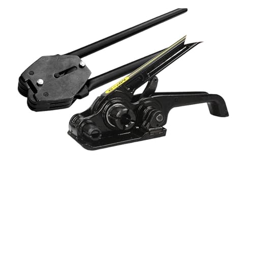 JCBMGDBKH Leises Verpackungs-Umreifungsset, manuelle Ballenpresse, PP-Umreifungsmaschine, Haustier-Kunststoff-Stahl-Umreifungsmaschine, Spanner, Spanner, Verpackungs-Umreifungswerkzeuge (E) von JCBMGDBKH