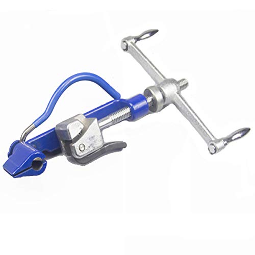 JCBMGDBKH Manuelles Edelstahlband-Umreifungswerkzeug, Spanner, Hochleistungs-Umreifungsgerät für Schlauchschellen, Kabelbinder-Kit von JCBMGDBKH