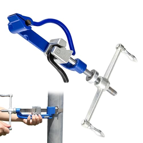 JCBMGDBKH Metallband-Umreifungsset, 8,2 Zoll Metallband-Set – Edelstahl-Griffbander zum Befestigen von Drähten, passend zum Schneiden von 1,2 mm Streifen von JCBMGDBKH