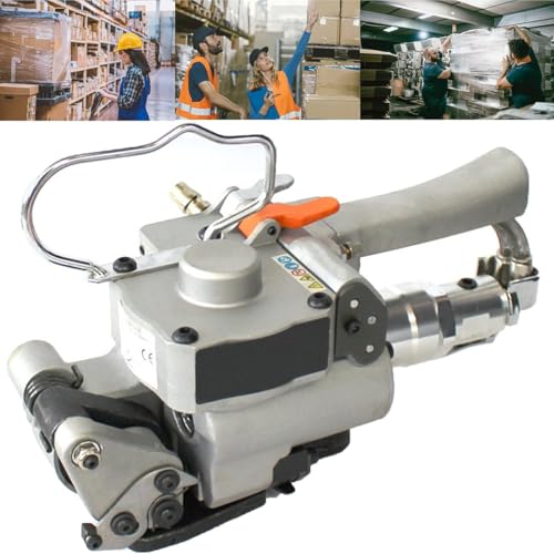 JCBMGDBKH Pneumatisches Umreifungsgerät, automatische Handverpackungsmaschine zum Umreifen von PP- und PET-Bändern, einstellbare Spannung für die Befestigung JCBMGDBKH Pneumatisches Umreifungsgerät, automatische Handverpackungsmaschine zum Umreifen von PP- und PET-Bändern, einstellbare Spannung für die Befestigung von JCBMGDBKH
