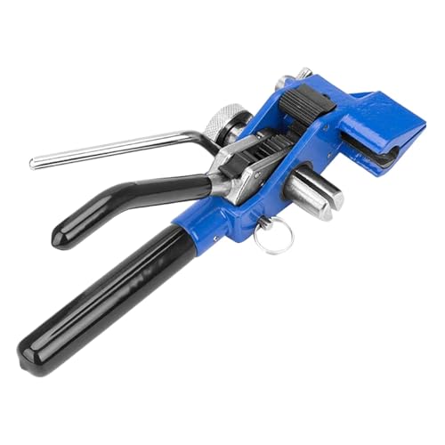 JCBMGDBKH Umreifungswerkzeugsatz aus Edelstahl mit Spanner, Schneider und Crimper zum Sichern von Kabeln, Rohren und Strommasten von JCBMGDBKH