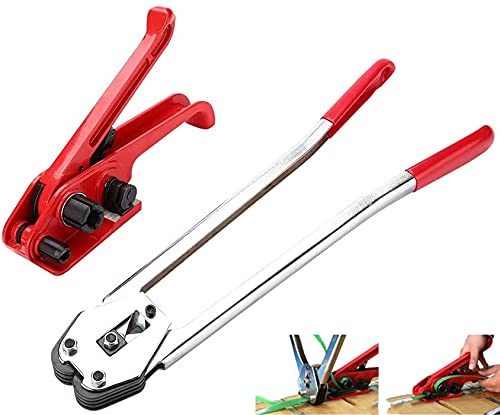 Umreifungsband-Set, PP/PET-Umreifungsspanner und -Versiegeler, Handumreifungs-Versiegelungs-Verpackungswerkzeug-Set, Kunststoffbandspanner, manuelles Palettenumreifungsband-Set für PP/PET-Bandbreite Umreifungsband-Set, PP/PET-Umreifungsspanner und -Versiegeler, Handumreifungs-Versiegelungs-Verpackungswerkzeug-Set, Kunststoffbandspanner, manuelles Palettenumreifungsband-Set für PP/PET-Bandbreite von JCBMGDBKH