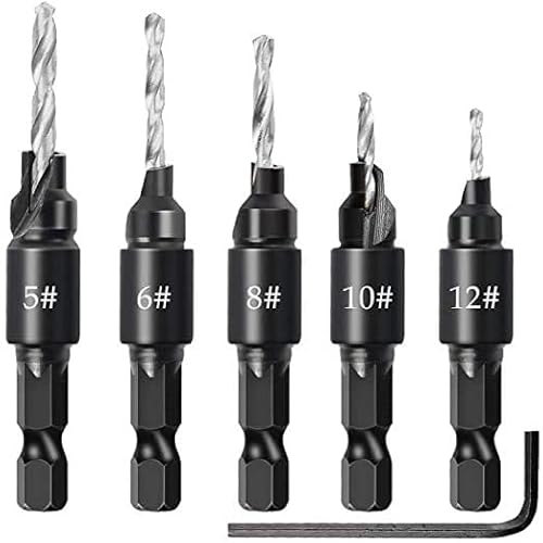 Fasenbohrer-Set, 5-teilig von JCSJK