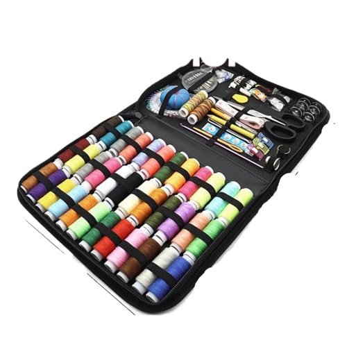 JCXIOC Reise-Nähset Nähsets DIY Multifunktions-Nähkasten-Set for Handquilten, Nähen, Stickgarn, Nähzubehör, Nähsets für Hause Reise Camping(Sewing Kit A) von JCXIOC