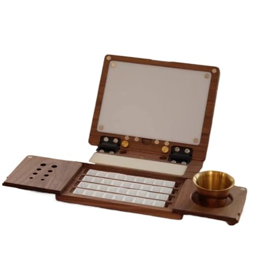 Tragbare Malbox mit Zeichenbrett Tragbare Aquarell-Zeichentafel-Staffeleien aus Holz, Kunstbedarf, for Schüler, Outdoor-Aquarellmalerei, Erstellung von Pigmentpaletten, Skizzenbox Tragbare Malbox mit Zeichenbrett Tragbare Aquarell-Zeichentafel-Staffeleien aus Holz, Kunstbedarf, for Schüler, Outdoor-Aquarellmalerei, Erstellung von Pigmentpaletten, Skizzenbox von JCXIOC