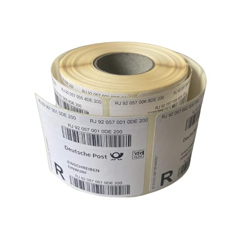 Post Einschreiben Einwurf Label National, 500 Stk. Aufkleber Selbstklebend Rolle 500 Stück Post Einschreiben Einwurf Label National, 500 Stk. Aufkleber Selbstklebend Rolle 500 Stück von JD AllDay