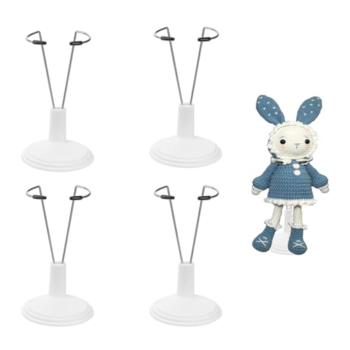 JDCMEI 4 Stück Puppenständer, 20cm Puppen Displayhalter, Tragbarer Puppenständerhalter, Leuchtstab Halter Actionfigurenständerhalter, Verstellbarer Puppenständer für die Meisten Kleinen Puppen JDCMEI 4 Stück Puppenständer, 20cm Puppen Displayhalter, Tragbarer Puppenständerhalter, Leuchtstab Halter Actionfigurenständerhalter, Verstellbarer Puppenständer für die Meisten Kleinen Puppen von JDCMEI