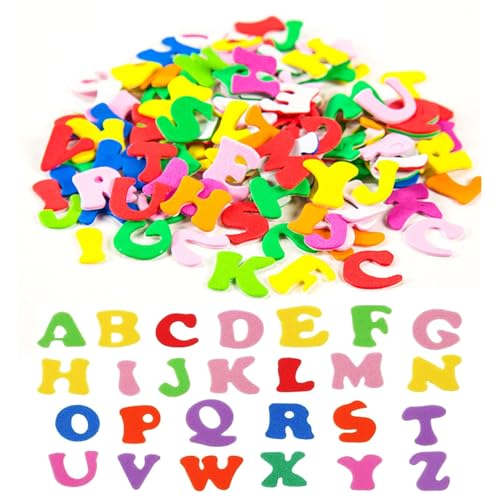 JDCMEI 650 Stück Moosgummi Buchstaben, Bunt Buchstaben Aufkleber A-Z, Selbstklebend Schaumstoff Buchstaben Aufkleber, Buchstaben Stickers für Kartendekoration, Schul, DIY, Basteln, Scrapbooking JDCMEI 650 Stück Moosgummi Buchstaben, Bunt Buchstaben Aufkleber A-Z, Selbstklebend Schaumstoff Buchstaben Aufkleber, Buchstaben Stickers für Kartendekoration, Schul, DIY, Basteln, Scrapbooking von JDCMEI