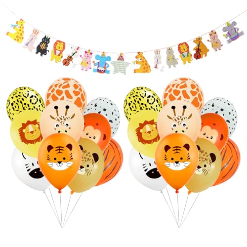 JDNFKG 20 Stücke Waldtierballons, Cartoon Fun Accessoires, Photo Decoration Requisiten, Partyvorräte. JDNFKG 20 Stücke Waldtierballons, Cartoon Fun Accessoires, Photo Decoration Requisiten, Partyvorräte. von JDNFKG