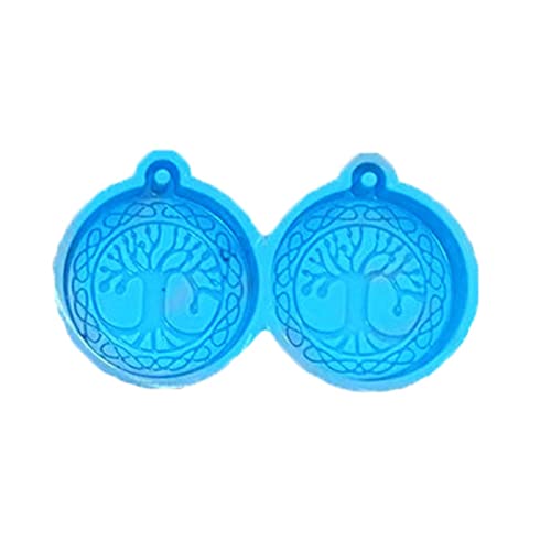 1/4 Stück Lebensbäume Harz Ohrringform Silikon Epoxy Ohrringformen Herz Runde Anhänger Schlüsselanhänger Formen Ornament 1/4 Stück Lebensbäume Harz Ohrringform Silikon Epoxy Ohrringformen Herz Runde Anhänger Schlüsselanhänger Formen Ornament von JDNH