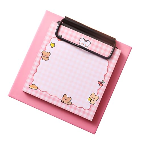 30 Blatt kleine Notizblöcke, 7,6 x 7,6 cm, tragbarer Notizblock mit Klemmbrett, Schule, Bürobedarf für Tagebuch, Planung, kreatives Schreiben, Notizblock 30 Blatt kleine Notizblöcke, 7,6 x 7,6 cm, tragbarer Notizblock mit Klemmbrett, Schule, Bürobedarf für Tagebuch, Planung, kreatives Schreiben, Notizblock von JDNH
