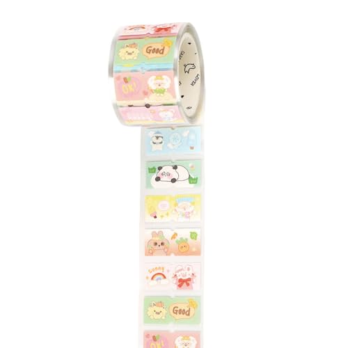 Dekoratives Klebeband, glitzernd, für Scrapbooking, vorgeschnitten, Cartoon-Aufkleberrolle für Notizbücher, Tagebuch, Album, Verpackung, Umschlag, leicht abreißbares Klebeband Dekoratives Klebeband, glitzernd, für Scrapbooking, vorgeschnitten, Cartoon-Aufkleberrolle für Notizbücher, Tagebuch, Album, Verpackung, Umschlag, leicht abreißbares Klebeband von JDNH