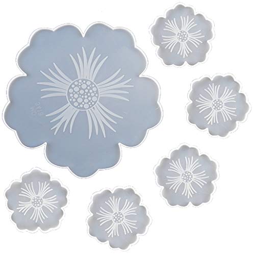 Epoxidharz-Guss-Silikonform, Blumenform, Schmuckhalter, Servierplatte, Aufbewahrungsform Epoxidharz-Guss-Silikonform, Blumenform, Schmuckhalter, Servierplatte, Aufbewahrungsform von JDNH