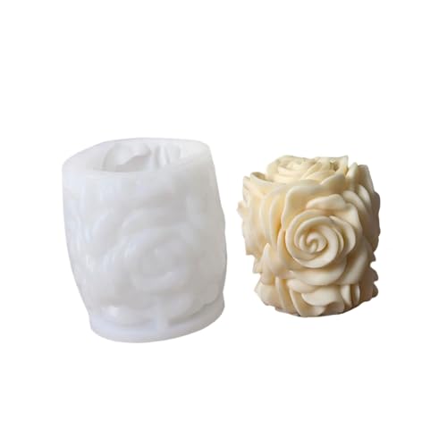 JDNH 3D-Blumen-Zylinder-Silikonformen für Epoxidharz, Kerzen, Seife, Heimdekoration, Gips-Silikonformen JDNH 3D-Blumen-Zylinder-Silikonformen für Epoxidharz, Kerzen, Seife, Heimdekoration, Gips-Silikonformen von JDNH
