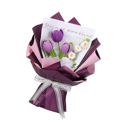 JDNH Häkelblumenstrauß-Set mit Häkelnadel, Schritt-für-Schritt-Anleitung und Strickzubehör für Anfänger JDNH Häkelblumenstrauß-Set mit Häkelnadel, Schritt-für-Schritt-Anleitung und Strickzubehör für Anfänger von JDNH