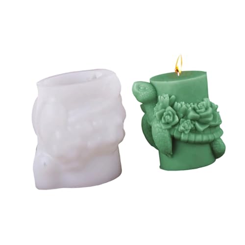JDNH Silikonformen für Kerzen, Meerestiere, 3D-Schildkröte, für Epoxidharz, Kerzen, Seife, Gips-Silikonformen von JDNH