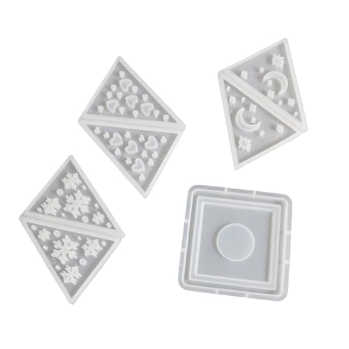 JDNH Stabile Silikonform für Bastelbedarf, einzigartige Pyramidenkerze, geeignet für Partys, Ornamente und besondere Anlässe von JDNH