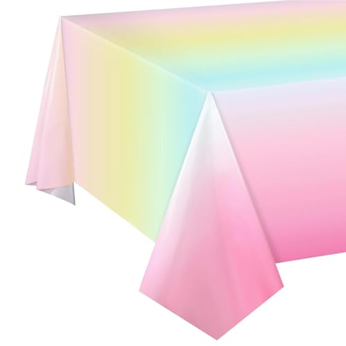 JDNH Tischdecke, bunt, wiederverwendbar, 137 x 274 cm, wasserdicht, für Hochzeiten, Babypartys, Events JDNH Tischdecke, bunt, wiederverwendbar, 137 x 274 cm, wasserdicht, für Hochzeiten, Babypartys, Events von JDNH