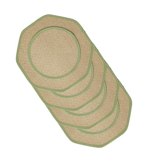 Set mit 4 Vintage-Tischsets, Naturfaser, hitzebeständig, leicht zu reinigen, Tischset für Zuhause, Restaurant, leicht zu reinigen, Familien-Tischset Set mit 4 Vintage-Tischsets, Naturfaser, hitzebeständig, leicht zu reinigen, Tischset für Zuhause, Restaurant, leicht zu reinigen, Familien-Tischset von JDNH
