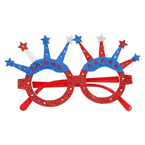Unabhängigkeitstag Flagge druckt Brille rot blau und weiß für 4. Juli Party-Dekoration Unabhängigkeitstag Flagge druckt Brille rot blau und weiß für 4. Juli Party-Dekoration von JDNH