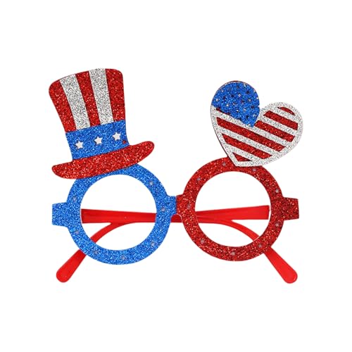 Unabhängigkeitstag Flagge druckt Brille rot blau und weiß für 4. Juli Party-Dekoration Unabhängigkeitstag Flagge druckt Brille rot blau und weiß für 4. Juli Party-Dekoration von JDNH