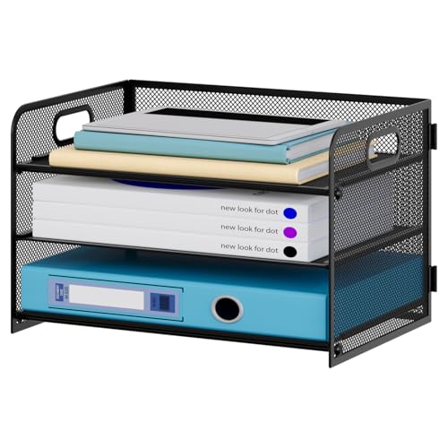 JEBELE 3 Fächer A4 Metall Büro Schreibtisch Organizer Dokumentenhalter Aktenablage Zeitschriftenhalter Briefablage Papier,Schwarz JEBELE 3 Fächer A4 Metall Büro Schreibtisch Organizer Dokumentenhalter Aktenablage Zeitschriftenhalter Briefablage Papier,Schwarz von JEBELE