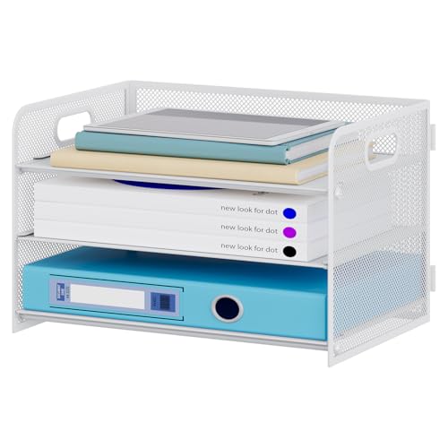 JEBELE 3 Fächer A4 Metall Büro Schreibtisch Organizer Dokumentenhalter Aktenablage Zeitschriftenhalter Briefablage Papier,Weiß JEBELE 3 Fächer A4 Metall Büro Schreibtisch Organizer Dokumentenhalter Aktenablage Zeitschriftenhalter Briefablage Papier,Weiß von JEBELE