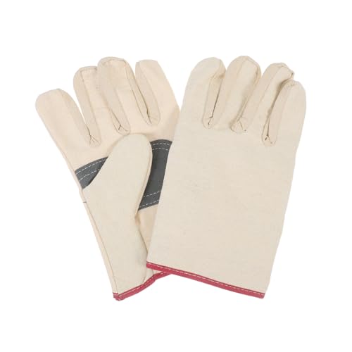 JECOMPRIS 1 Paar Arbeitshandschuhe Beständig Arbeiten Für Stoff Mechaniker Schutzhandschuhe Herren Größe Weiß Konstruktion Männer Griff Tarnung Mühe Uv Beige Baumwollgarn JECOMPRIS 1 Paar Arbeitshandschuhe Beständig Arbeiten Für Stoff Mechaniker Schutzhandschuhe Herren Größe Weiß Konstruktion Männer Griff Tarnung Mühe Uv Beige Baumwollgarn von JECOMPRIS