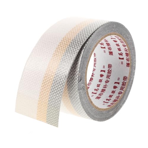 JECOMPRIS 1 Rolle Filmreparaturband Wasserdichtung Streifen Gewächshaus Naht Stoff Patch Hoch Flecken Fix Camping Abdeckung Markise Klebeband Für Diy-projekte Sport Weiß JECOMPRIS 1 Rolle Filmreparaturband Wasserdichtung Streifen Gewächshaus Naht Stoff Patch Hoch Flecken Fix Camping Abdeckung Markise Klebeband Für Diy-projekte Sport Weiß von JECOMPRIS