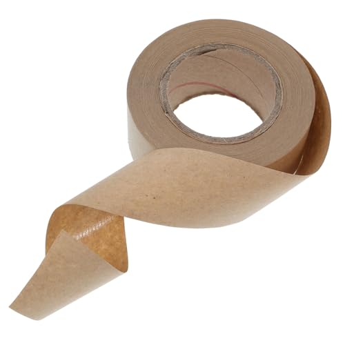 JECOMPRIS 1 Rolle Wasser Lösliches Klebeband Versandklebeband Klebeband Für Verpackungskartons Farbiges Packband Wasseraktivierter Klebebandabroller Brown Papier JECOMPRIS 1 Rolle Wasser Lösliches Klebeband Versandklebeband Klebeband Für Verpackungskartons Farbiges Packband Wasseraktivierter Klebebandabroller Brown Papier von JECOMPRIS