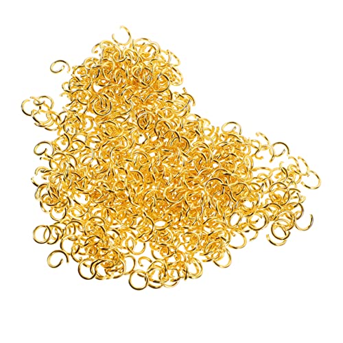 JECOMPRIS 1 Satz Rostfreier Stahlöffnungsring Ringstapel Sprungring Haken Ketten Zur Schmuckherstellung Reiz Offener Ring Selber Machen Schmuckanschlussringe Ohrring Machen Golden 500 Stück JECOMPRIS 1 Satz Rostfreier Stahlöffnungsring Ringstapel Sprungring Haken Ketten Zur Schmuckherstellung Reiz Offener Ring Selber Machen Schmuckanschlussringe Ohrring Machen Golden 500 Stück von JECOMPRIS