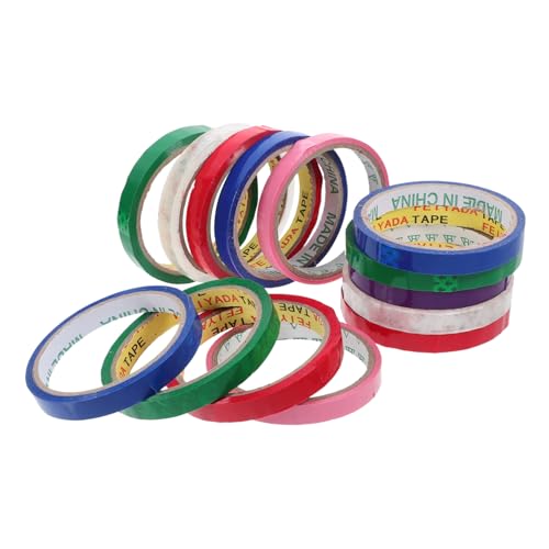 JECOMPRIS 1 Satz Siegelmaschinenband Dichtungsband Farbiges Klebeband Beutelversiegelungsmaschine Frischhalteband Marktbindeband Verschlussbänder Für Verpackungsbeutel Das Haustier 14rollen JECOMPRIS 1 Satz Siegelmaschinenband Dichtungsband Farbiges Klebeband Beutelversiegelungsmaschine Frischhalteband Marktbindeband Verschlussbänder Für Verpackungsbeutel Das Haustier 14rollen von JECOMPRIS