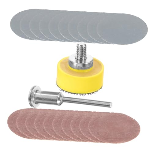 JECOMPRIS 1 Set Schleifscheiben Aus Poliertem Und Mattiertem Papier Schleifpapier Für Schleifmaschinen Multifunktionswerkzeug Schleifpads Polierset Schleifpapier Schleifpapier Bohrer von JECOMPRIS
