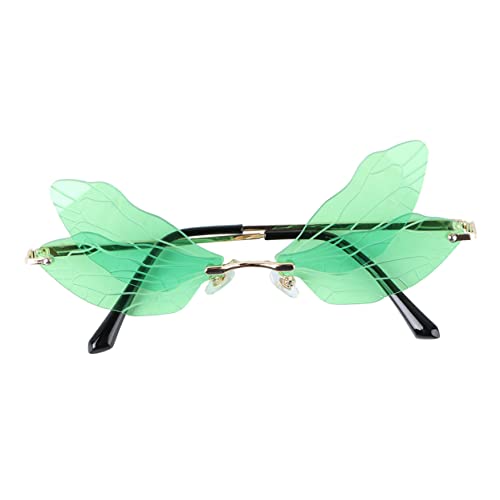 JECOMPRIS 1 Stück Dragonfly Wings Brille Lustige Foto Brille für Partys und Feiertage Kreative Flügel Design Leicht und Tragbar für Cosplay und Kostüme für Unvergessliche von JECOMPRIS