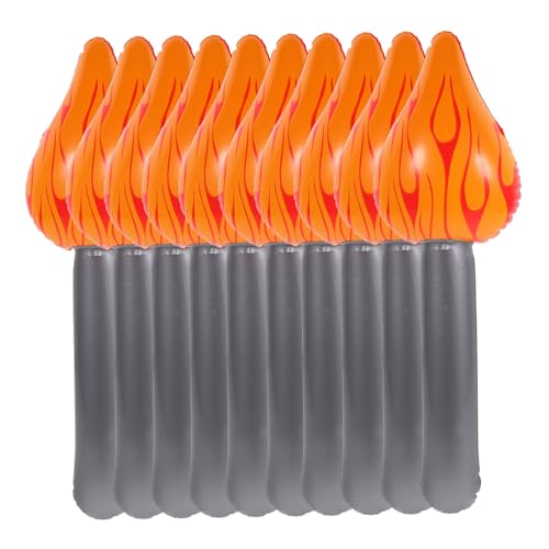 JECOMPRIS 10 Stück Aufblasbare Realistisches Feuer für Geburtstagsfeiern Sportveranstaltungen und Bühnenauftritte Party Zubehör für Kreative Atmosphären JECOMPRIS 10 Stück Aufblasbare Realistisches Feuer für Geburtstagsfeiern Sportveranstaltungen und Bühnenauftritte Party Zubehör für Kreative Atmosphären von JECOMPRIS