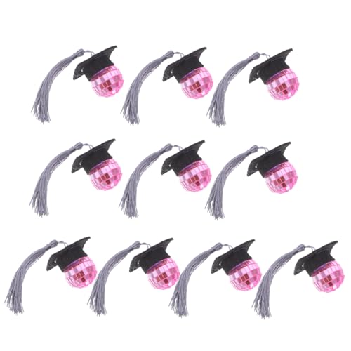 JECOMPRIS 10 Stück Cupcake -Dekoration Grad Cap Decoration Abschluss Cupcake Topper 2025 kleine Discokugeln Dekoration Abschlusskuchendekor Tortenaufsatz mit Abschlusskappe Acryl Silber JECOMPRIS 10 Stück Cupcake -Dekoration Grad Cap Decoration Abschluss Cupcake Topper 2025 kleine Discokugeln Dekoration Abschlusskuchendekor Tortenaufsatz mit Abschlusskappe Acryl Silber von JECOMPRIS