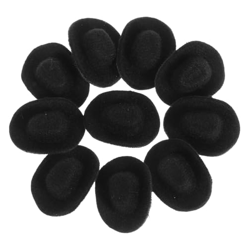 JECOMPRIS 10 Stück -Denim -Top -Hut entzückende hüte Miniaturhüte zum Basteln austauschbare Mini-Hüte Minihüte zum Basteln Puppenhüte selber machen DIY Mini-Zylinder Eva Schwarz JECOMPRIS 10 Stück -Denim -Top -Hut entzückende hüte Miniaturhüte zum Basteln austauschbare Mini-Hüte Minihüte zum Basteln Puppenhüte selber machen DIY Mini-Zylinder Eva Schwarz von JECOMPRIS
