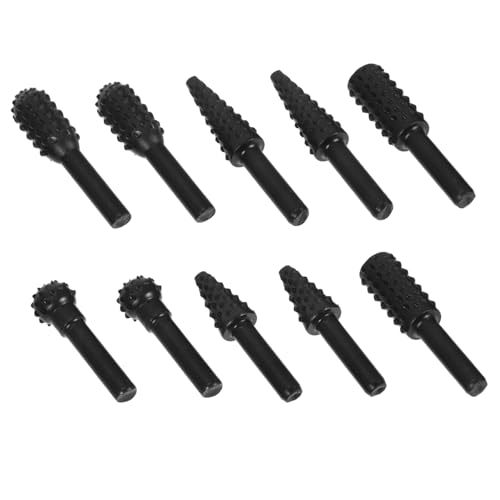 JECOMPRIS 10 Stück Holzbearbeitungsdatei Holzschnitzwerkzeug Shaping-datei Mühle Zubehör Holzschnitzereibits Metallschnitzwerkzeuge Bohrwerkzeuge Rotationsfeile Holzschnitzen Black Stahl JECOMPRIS 10 Stück Holzbearbeitungsdatei Holzschnitzwerkzeug Shaping-datei Mühle Zubehör Holzschnitzereibits Metallschnitzwerkzeuge Bohrwerkzeuge Rotationsfeile Holzschnitzen Black Stahl von JECOMPRIS
