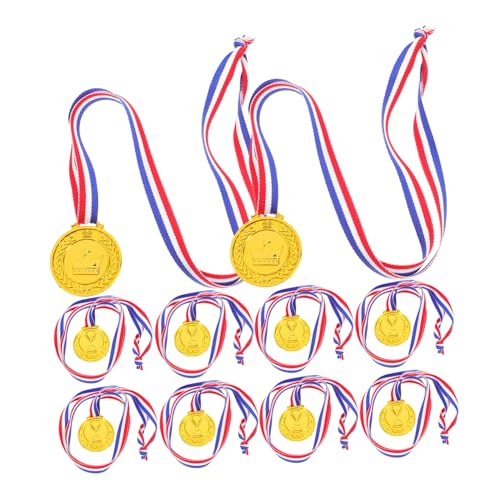 JECOMPRIS 10 Stücke Kunststoff Gold Medaillen Für Auszeichnungen Sport Fußball Fußball Medaillen Für Auszeichnungen Gymnastik Wettbewerb Party Favors Goldene JECOMPRIS 10 Stücke Kunststoff Gold Medaillen Für Auszeichnungen Sport Fußball Fußball Medaillen Für Auszeichnungen Gymnastik Wettbewerb Party Favors Goldene von JECOMPRIS