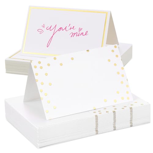 JECOMPRIS 100 Stück Tischkarten Hochzeit Platzkarten aus Papier für Tischdekoration Beschreibbar Kompakt Stabile Qualität Geeignet für Hochzeiten Bankette Events und Meetings JECOMPRIS 100 Stück Tischkarten Hochzeit Platzkarten aus Papier für Tischdekoration Beschreibbar Kompakt Stabile Qualität Geeignet für Hochzeiten Bankette Events und Meetings von JECOMPRIS