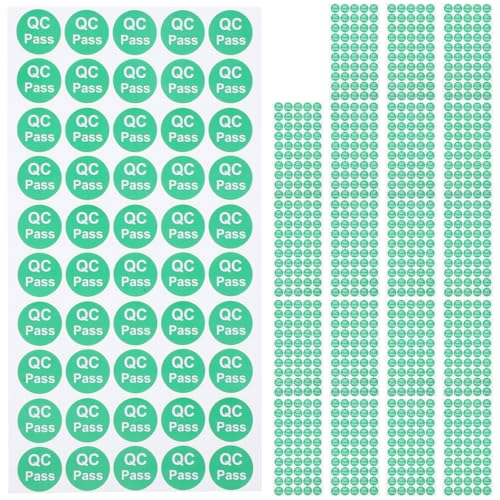 JECOMPRIS 1000 Stück Qualitäts-Inspektionsetiketten QC bestandene Etiketten Lager-Tags getestet Versand Qc Tags QC Passage Aufkleber Etikett selbstklebend Vergangenheit Etiketten JECOMPRIS 1000 Stück Qualitäts-Inspektionsetiketten QC bestandene Etiketten Lager-Tags getestet Versand Qc Tags QC Passage Aufkleber Etikett selbstklebend Vergangenheit Etiketten von JECOMPRIS