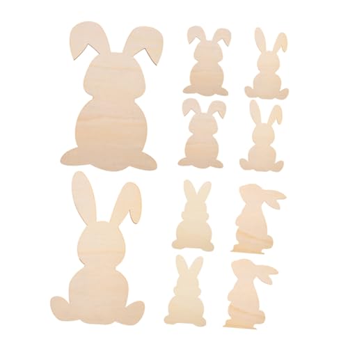 JECOMPRIS 12 Stück Osterhase Diy -handwerk Aber Holzhasenausschnitt Holzrohlinge Zum Basteln Kaninchen Wohnkultur Unvollendetes Tierornament Aus Holz Leere Holzscheiben Hölzern Khaki JECOMPRIS 12 Stück Osterhase Diy -handwerk Aber Holzhasenausschnitt Holzrohlinge Zum Basteln Kaninchen Wohnkultur Unvollendetes Tierornament Aus Holz Leere Holzscheiben Hölzern Khaki von JECOMPRIS