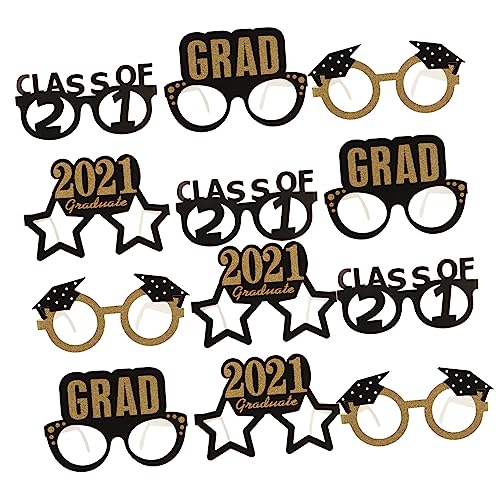 JECOMPRIS 12 Stück Papierbrillen für Abschlussfeiern Glänzende Foto Requisiten für Unvergessliche Erinnerungen Kreative Accessoires für Graduierung Verschiedenen Farben JECOMPRIS 12 Stück Papierbrillen für Abschlussfeiern Glänzende Foto Requisiten für Unvergessliche Erinnerungen Kreative Accessoires für Graduierung Verschiedenen Farben von JECOMPRIS