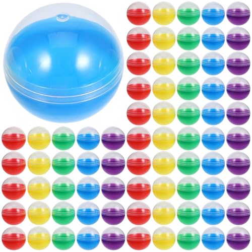 JECOMPRIS 120 Kapseln Für Verkaufsautomaten: 45 Mm Leere Preisbälle Aus Kunststoff Kleine Farbige Runde Kapseln Für Partygeschenke Bastelarbeiten JECOMPRIS 120 Kapseln Für Verkaufsautomaten: 45 Mm Leere Preisbälle Aus Kunststoff Kleine Farbige Runde Kapseln Für Partygeschenke Bastelarbeiten von JECOMPRIS