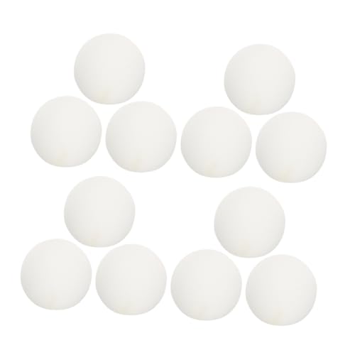 JECOMPRIS 15 Stück Teiliges Weiße Schaumstoff Clownnasen Vielseitige Kostüm und Bühnen Accessoires für Karneval Fasching Halloween Geeignet für Erwachsene Leicht zu Reinigen und von JECOMPRIS