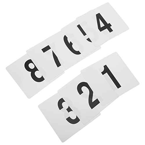 JECOMPRIS 1Satz Tischnummern Karten für Hochzeiten Doppelseitige Platzkarten Wiederverwendbare Zahlenkarten für Tischdekoration Stabile und Praktische Sitzplan Lösung von JECOMPRIS
