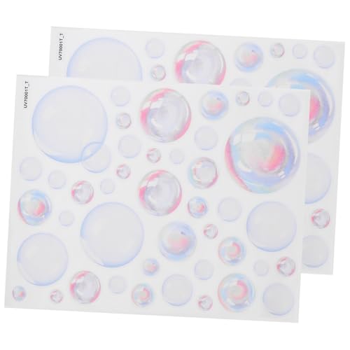 JECOMPRIS 2 Blätter Bubbles Wandaufkleber Seifenblasen Wandtattoos für Badezimmer und Wohnräume Abnehmbar Kreative Dekoration für Kinderzimmer und Wohnbereich JECOMPRIS 2 Blätter Bubbles Wandaufkleber Seifenblasen Wandtattoos für Badezimmer und Wohnräume Abnehmbar Kreative Dekoration für Kinderzimmer und Wohnbereich von JECOMPRIS
