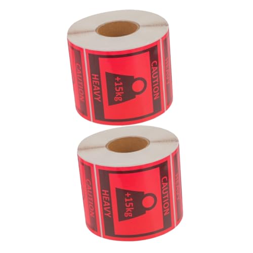 JECOMPRIS 2 Rollen Schweres Warnlabel ziehen um Etiketten Aufkleber Verpackung sich bewegendes Band Vorsicht schweres Etikett Aufkleber für Umzugskartons Team-Lift-Label rot JECOMPRIS 2 Rollen Schweres Warnlabel ziehen um Etiketten Aufkleber Verpackung sich bewegendes Band Vorsicht schweres Etikett Aufkleber für Umzugskartons Team-Lift-Label rot von JECOMPRIS