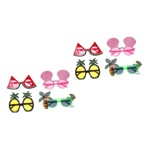 JECOMPRIS 2 Sätze Hawaiian Party Sonnenbrille Lustige Partybrillen Mit Buntem Design Für Strandpartys Und Festivals Leicht Und Komfortabel Für Unvergessliche 4 Stück * 2 JECOMPRIS 2 Sätze Hawaiian Party Sonnenbrille Lustige Partybrillen Mit Buntem Design Für Strandpartys Und Festivals Leicht Und Komfortabel Für Unvergessliche 4 Stück * 2 von JECOMPRIS